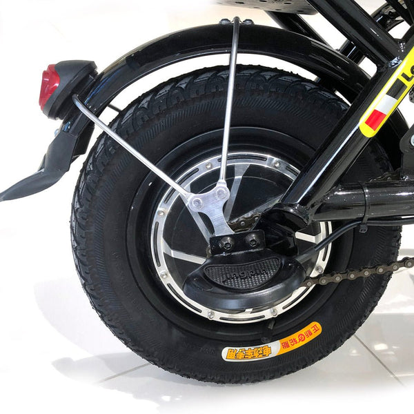 CRONY T8 Electric Delivery express Bicycle electrical scooter 12 inch 48v 10Ah electric bike - Edragonmall.com