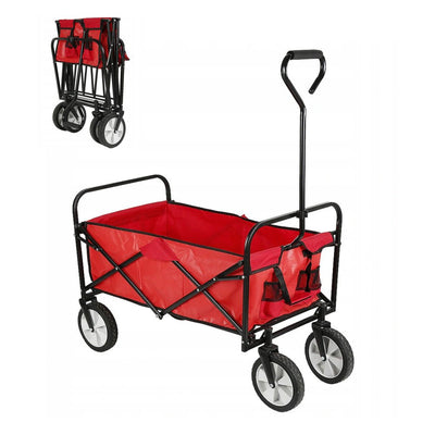 Crony TC3015 Folding shipping Cart Folding Garden Trolley | RED - Edragonmall.com