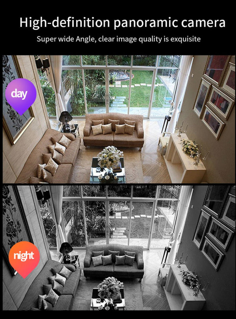 CRONY TC76 5G Wifi Dual-band light bulb HD IP Camera Wifi Bulb Camera 360 Panoramic Camera Surveillance Camera - Edragonmall.com