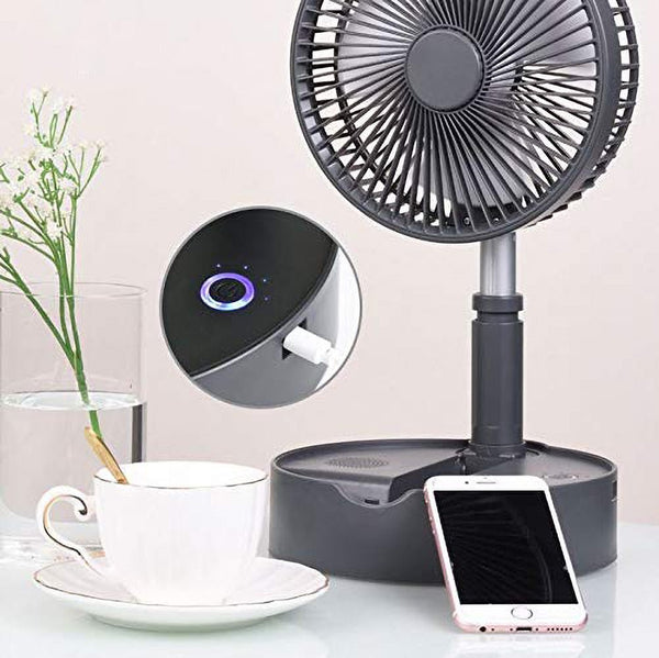 Crony Telescopic speaker fan with Wireless Speaker and Aroma Fragrance Diffuser Portable | Pink - Edragonmall.com