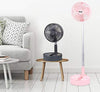 Crony Telescopic speaker fan with Wireless Speaker and Aroma Fragrance Diffuser Portable | Pink - Edragonmall.com
