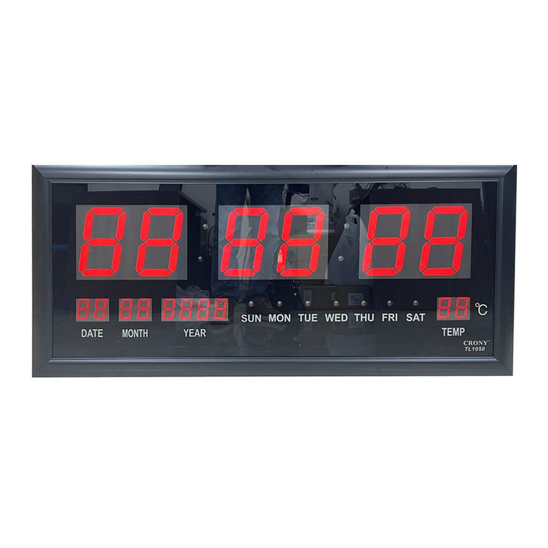 Crony TL-1050 Digital wall Clock with remote control - Edragonmall.com