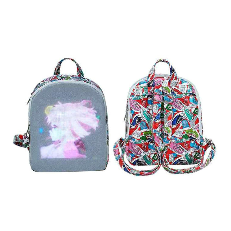 CRONY US-B003 AD LED Advertising display Backpack Connect mobile APP or computer via WIFI to change picture video - Edragonmall.com