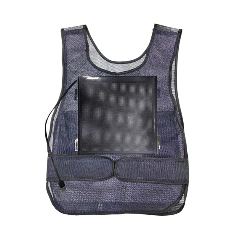 CRONY us-b005 LED display waistcoat Bios led | professional advertising | LED matrix LED screen panel vest | HD advertising board display AD Jacket - Edragonmall.com