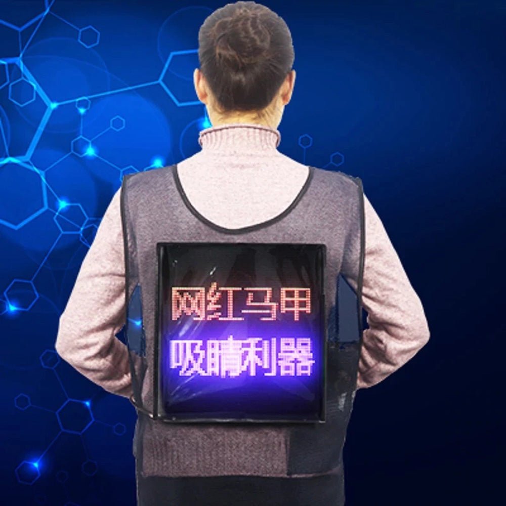 CRONY us-b005 LED display waistcoat Bios led | professional advertisin ...