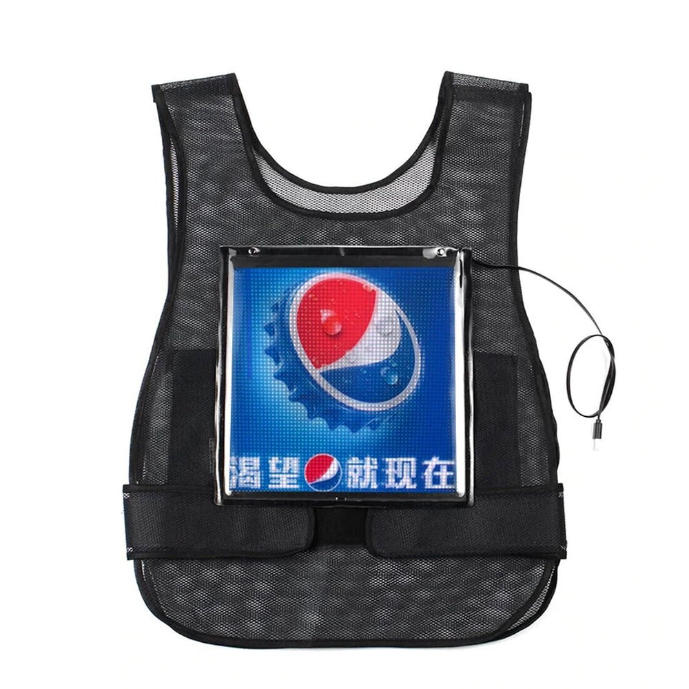 CRONY us-b005 LED display waistcoat Bios led | professional advertisin ...