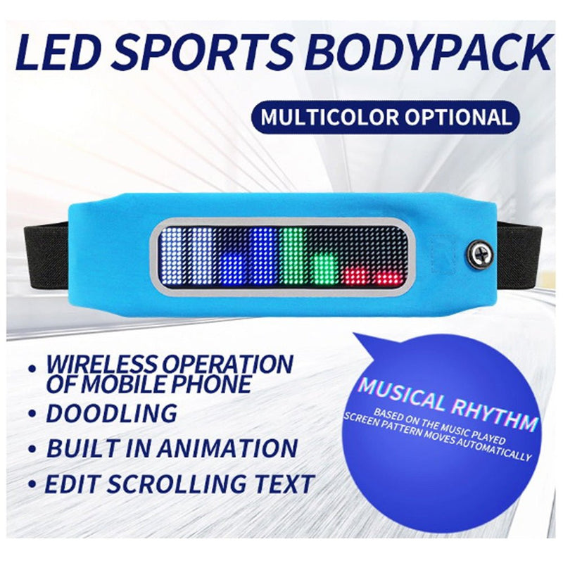 CRONY US-B006 LED Display fashion waist bag with app control for men and women - Edragonmall.com