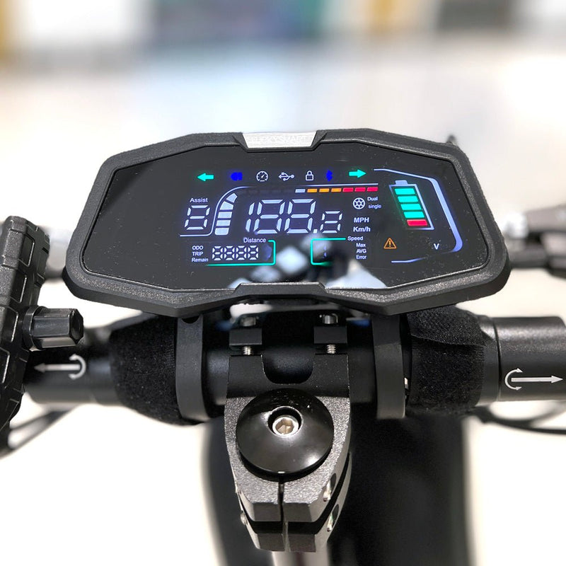 CRONY V18 Dual drive 2400W 48V 18A+BT E-Scooter Max Speed 60km/h With bluetooth audio with speakers Electric scooter - Edragonmall.com