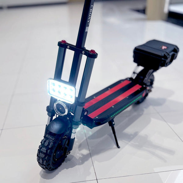CRONY V18 Dual drive 2400W 48V 18A+BT E-Scooter Max Speed 60km/h With bluetooth audio with speakers Electric scooter - Edragonmall.com