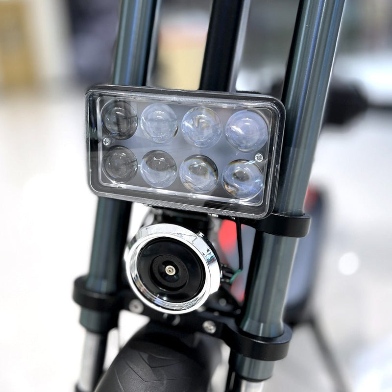 CRONY V18 Dual drive 2400W 48V 18A+BT E-Scooter Max Speed 60km/h With bluetooth audio with speakers Electric scooter - Edragonmall.com