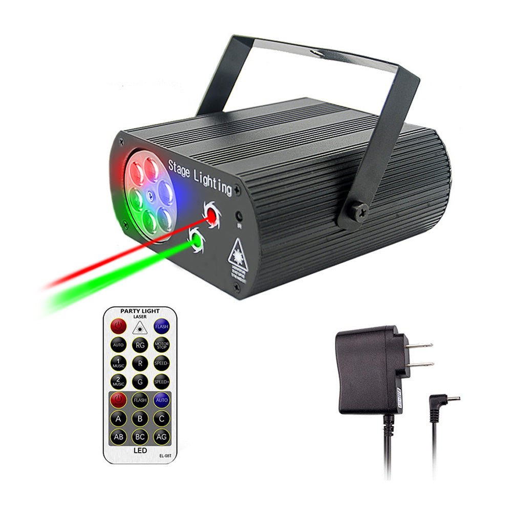 CRONY Voice Control Christmas Light LED Snowflake Laser Light Pattern Light Outdoor Party Light Decoration Light KTV Stage Light - Edragonmall.com