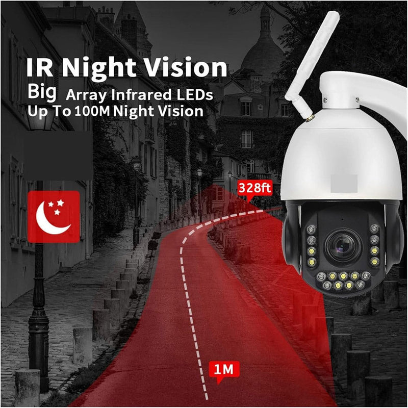 VST-WF93AR-5MP-30X 4G Camera Surveillance Camera 30X Zoom WiFi/4G PTZ IP Camera Outdoor 4K 8MP Humanoid Tracking