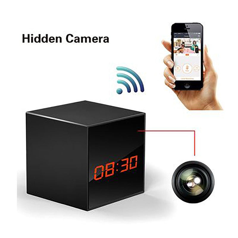 Crony Wireless Smart camera with Wireless charger clock Phone Charger WIFI Hidden CCTV - Edragonmall.com