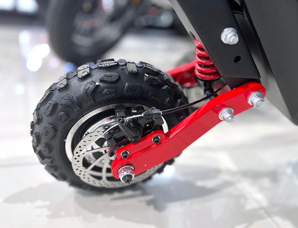 CRONY X10 Dual Moto Max Rang 80KM + App Folding E-Scooter 11 Inch Off-Road Scooter 2400W Dual Motor Foldable Electric Scooter - Edragonmall.com