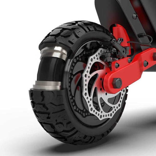 CRONY X10 Dual Moto Max Rang 80KM + App Folding E-Scooter 11 Inch Off-Road Scooter 2400W Dual Motor Foldable Electric Scooter - Edragonmall.com