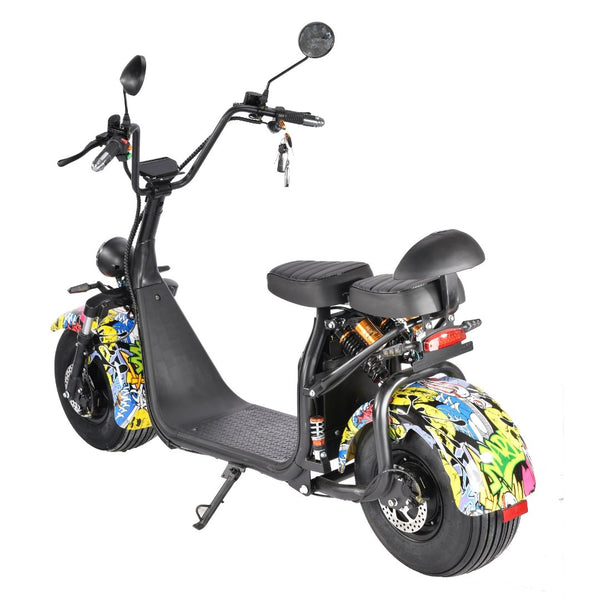 CRONY X3 BIG HARLEY+LI-ion battery+BT+double seat Electric motorcycle - Edragonmall.com