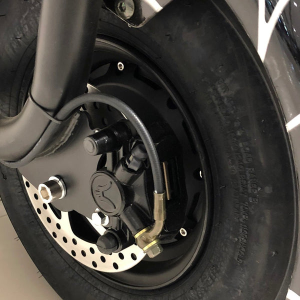 CRONY X3 BIG HARLEY+LI-ion battery+BT+double seat Electric motorcycle | Black - Edragonmall.com