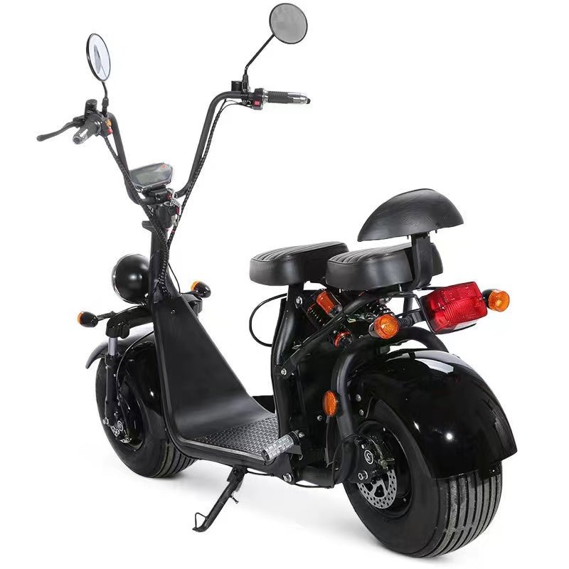 CRONY X3 BIG HARLEY+LI-ion battery+BT+double seat Electric motorcycle | Black - Edragonmall.com