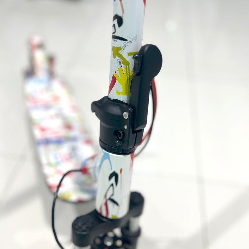 CRONY XM M365 with Suspension and APP Red spid Black spid Color the letter Sunflower E-Scooter - Edragonmall.com