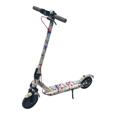 CRONY XM M365 with Suspension and APP Red spid Black spid Color the letter Sunflower E-Scooter - Edragonmall.com