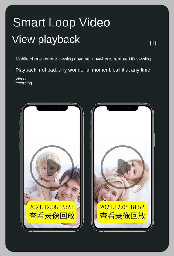 CRONY Y25-1080P light bulb IP Camera dual frequency 2.4g 5g network two-way voice automatic tracking - Edragonmall.com