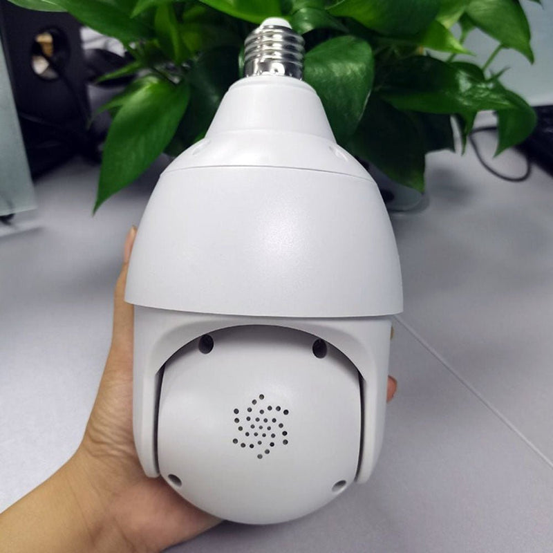CRONY Y28-1080P light bulb IP Camera Smart wireless WIFI panoramic camera home HD night vision 2 million security monitoring - Edragonmall.com
