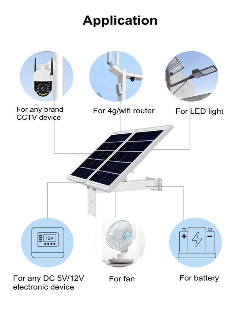 CRONY YN33S-12V-30W30AH Solar Power System solar panel price solar panel monitoring system hybrid pv system - Edragonmall.com