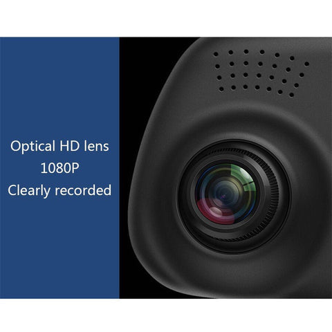D208 Dual-Camera pushbutton dashcam Car Vehicle Blackbox DVR Dash Camera Night Vision Video Driving Recorder