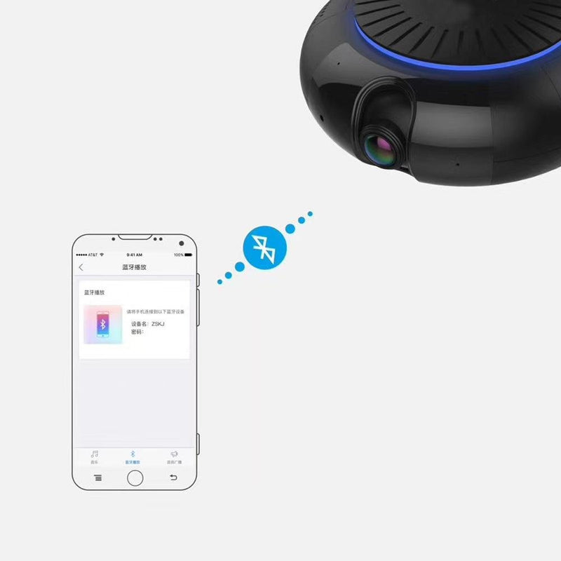 CS01 1080P Full HD Bluetooth Speaker Camera - Edragonmall.com