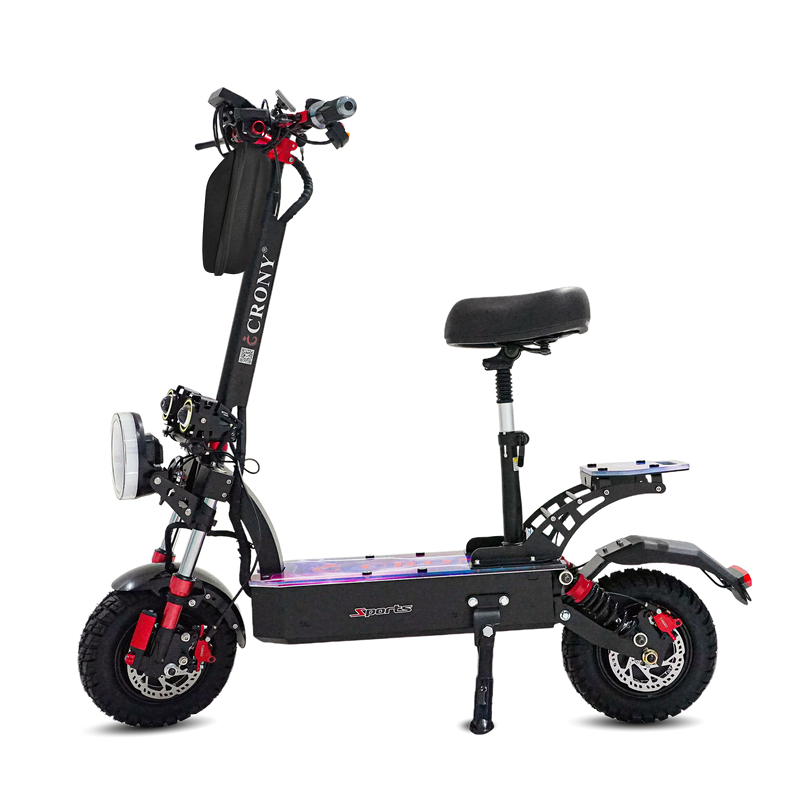 CRONY DK-11 LED 2800W high-performance E-Scoot bike built for power and stability. It features dual 2800W motors reaching speeds up to 95 KM/H, powered by a 60V 13AH lithium battery with a range of 25–40 KM
