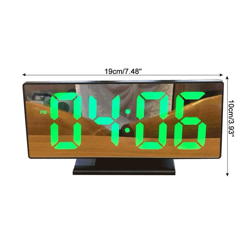 Digital LED Alarm USB Clock Shows Date And Temperature Clock DS-3618L - Edragonmall.com