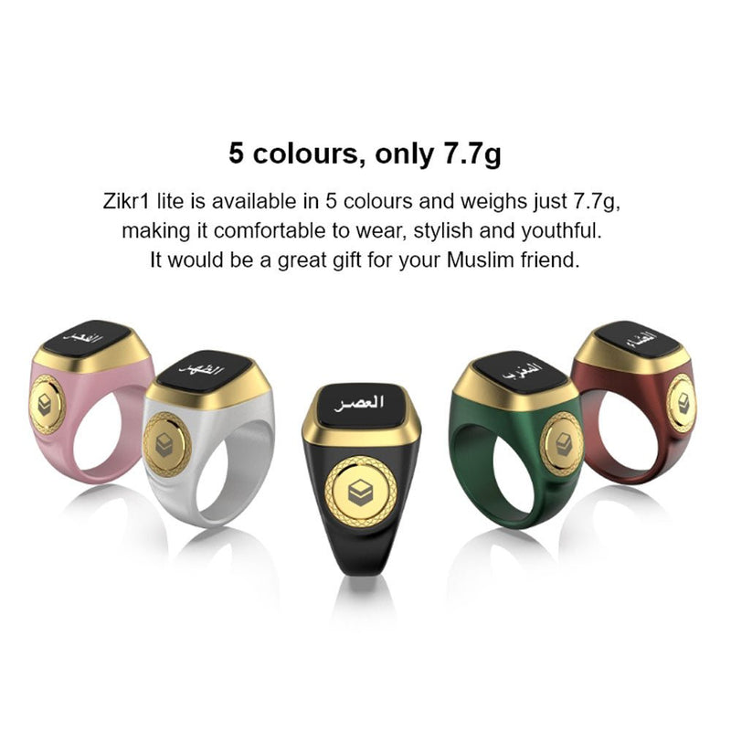 E01 Smart ring Smart Tasbeehi Ring Counter Tasbih Ring Prayer Ring - Edragonmall.com