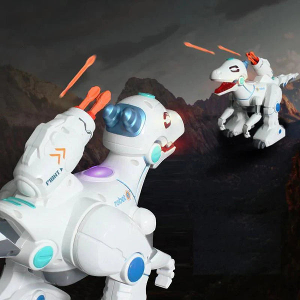 Electric Dinosaur Robot 25cm toys Tricky Toys Dinosaurio Robot Electronico Multifunciones Vota Fuego - Edragonmall.com