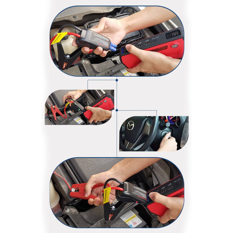 G09M 1500mAh 12V Portable Car Jump Starter Power Bank - Edragonmall.com