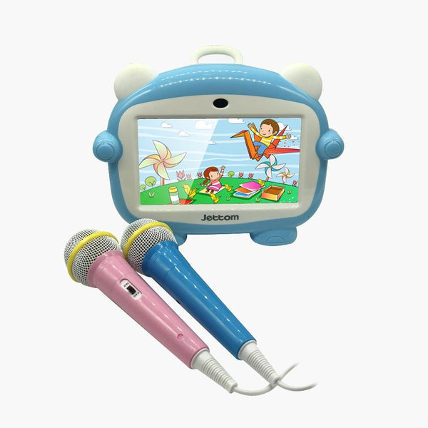Jettom baby learn machine with two microphone and SIM card | Blue - Edragonmall.com