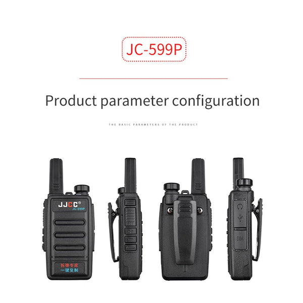 JJCC 3W JC-599P UHF A key to copy walkie-talkie 136 174MHz 400 480 MHz 5km wireless Walkie talkie two ways radio 2pcs/boxes - Edragonmall.com