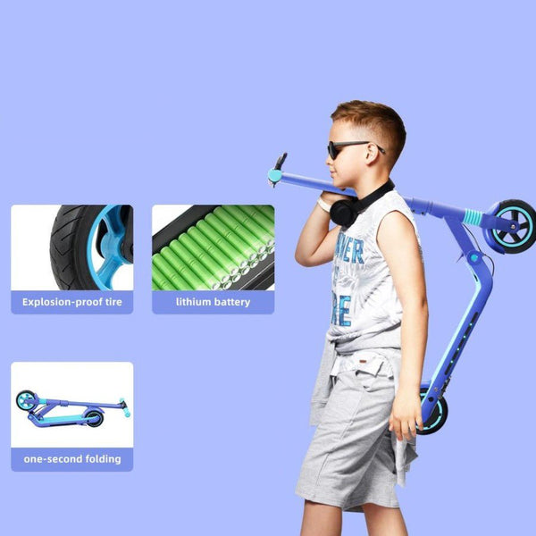 JL019-01 Kids Electric Scooter (130W 24V foldable kids e-scooter) - Edragonmall.com