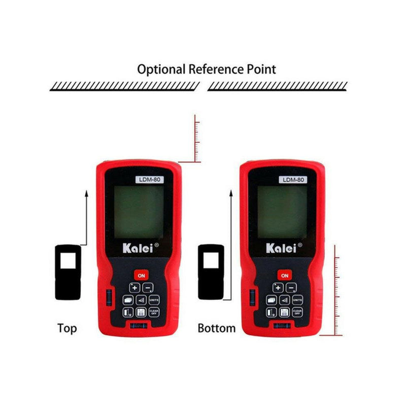 KALEI LDM-80 80M Digital Laser Distance Rangefinder Meter Measuring Tool - Edragonmall.com