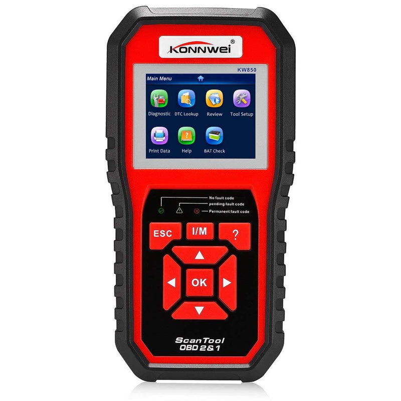 Kw850 Konnwei Professional OBD2 Scanner Auto Code Reader Car Diagnostic Tools (Original) - Edragonmall.com