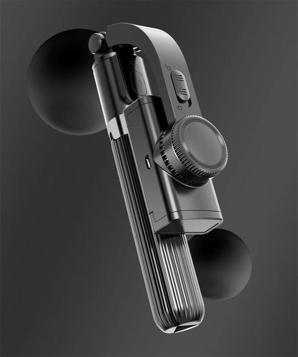 L08 Cradle head selfie stand Anti-Shake for iOS and Android | Black - Edragonmall.com