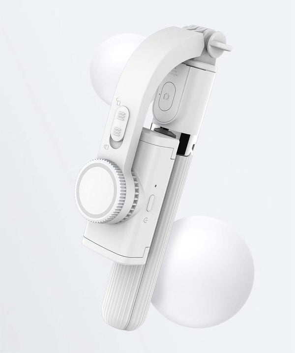 L08 Cradle head selfie stand Anti-Shake for iOS and Android | Black - Edragonmall.com