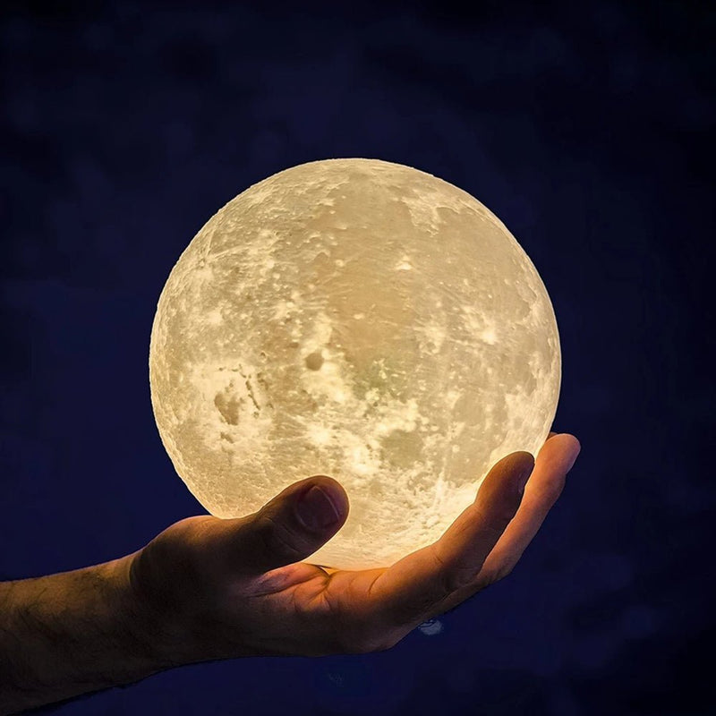 M15 3d Moon Light Wireless Remote Moon Lamp Multicolour - Edragonmall.com