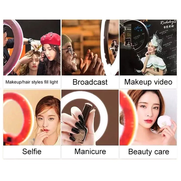 M33 33CM wire-controlled mobile phone Live Fill Light - Edragonmall.com