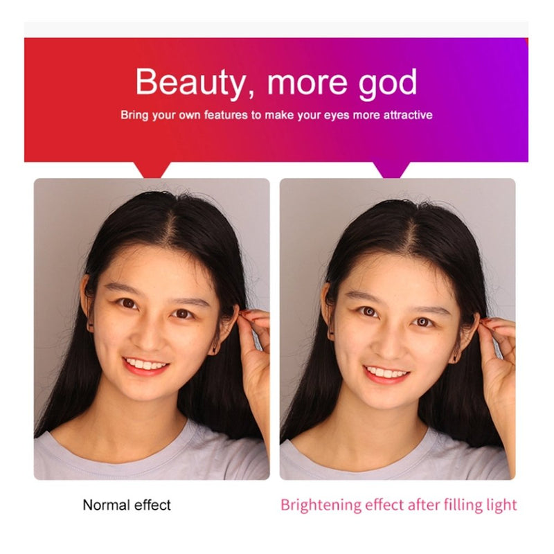 M45 18inch remote control 3 mobile phone Live Fill Light with mirror - Edragonmall.com