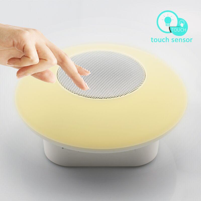 M7 Lamp+BT colorful bluetooth speaker touch LED lamp music player super bass subwoofer sound box for apple & android smartphone phone - Edragonmall.com