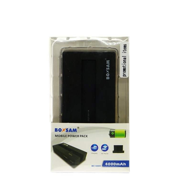 MC4000 power bank 4000mAh Samsung mobile phone interface charger - Edragonmall.com