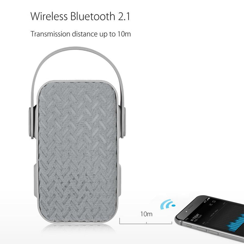 MY220BT Handheld Bluetooth Speaker Wireless Portable Subwoofers 3D Surround With Mini KTV Singing Bar-Gray - Edragonmall.com