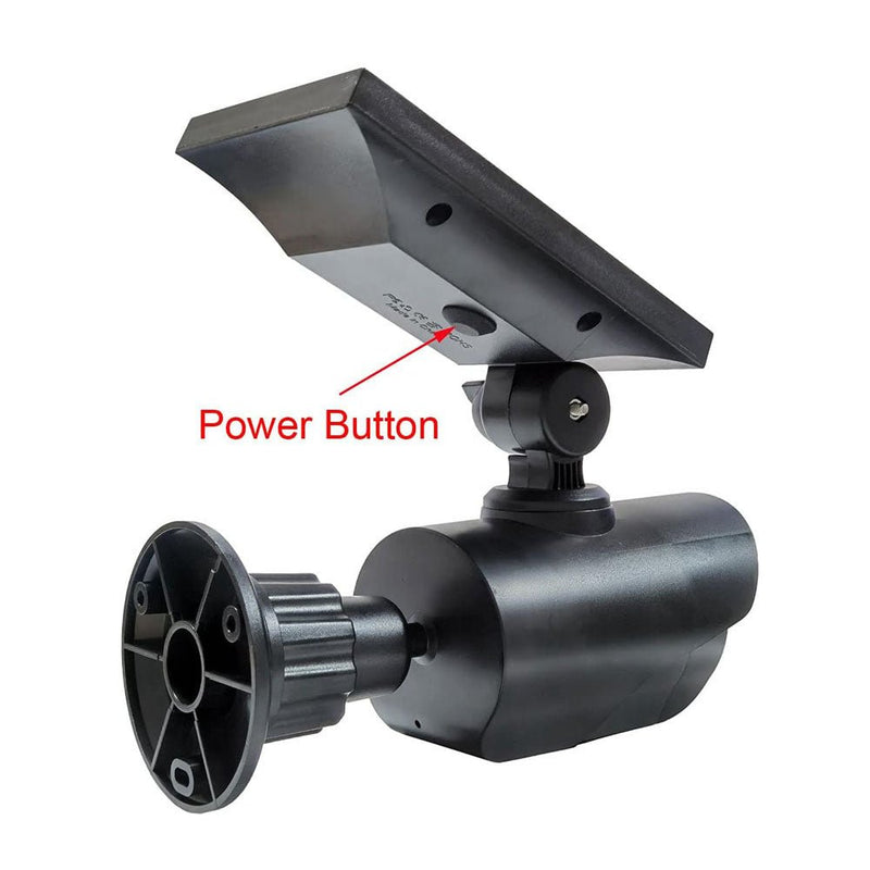 New LED Solar false monitoring Household Outdoor Solar Light Fake Security Camera Spotlight - Edragonmall.com