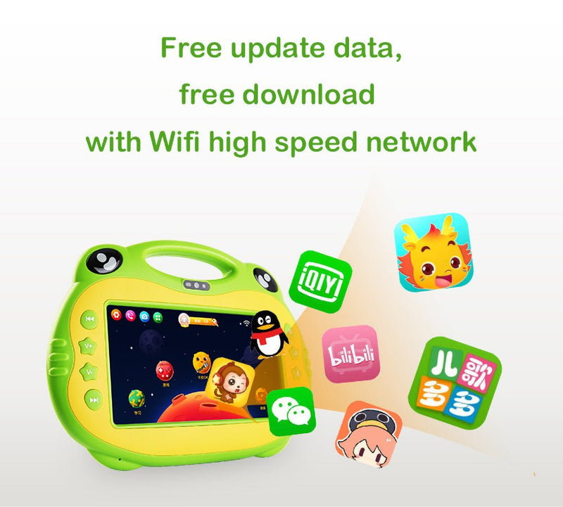 P06 7inch kids tablet with sim, Karoke Video Learning, Android - Blue - Edragonmall.com