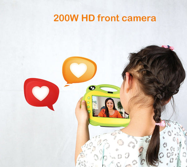 P06 7inch kids tablet with sim, Karoke Video Learning, Android - Red - Edragonmall.com